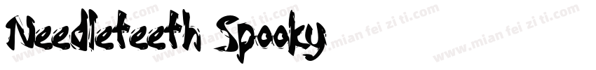 Needleteeth Spooky字体转换